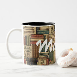 Lover buchen zweifarbige tasse