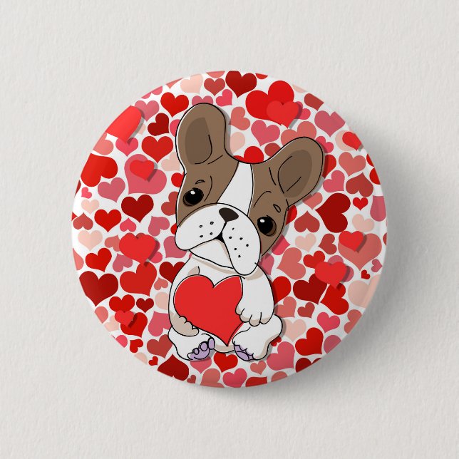 Lover Dog Button (Vorderseite)