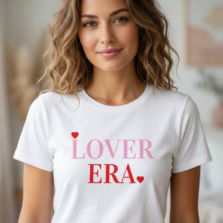 Lover Era Valentine's Day | Pink & Red Hearts  Tri-Blend Shirt