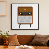 Lover für Vintage Radio Retro Music aus dem Mittel