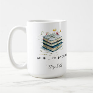 Lover Geschenk buchen Buchische Wildblumen Witzige Kaffeetasse