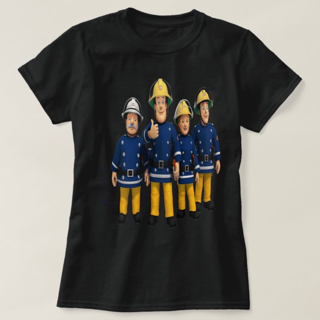 Lover gibt Fireman Children Cartoon Sam Geschenke  T-Shirt (Design vorne)