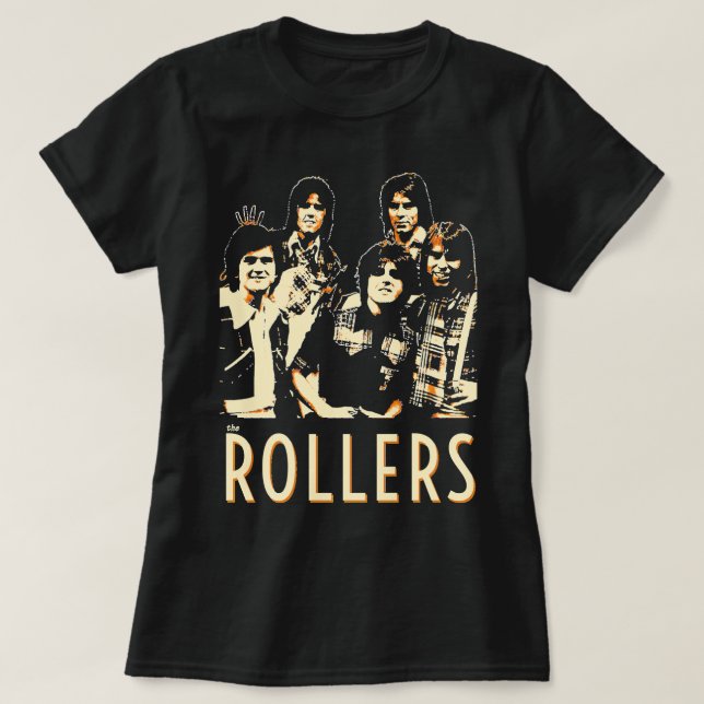 Lover Gift Band Bay City Rollers Music Rock Gesche T-Shirt (Design vorne)