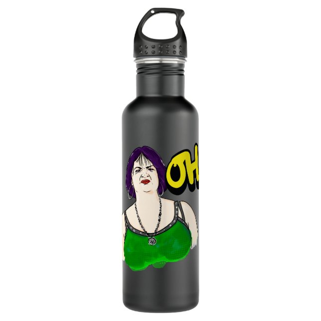 Lover Gift Gavin Art Stacey Retro Wave Edelstahlflasche (Vorderseite)