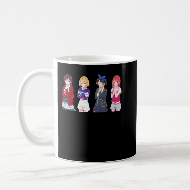 Lover Gift Rent Anime a Girlfriend Movie Gips für Kaffeetasse (Links)