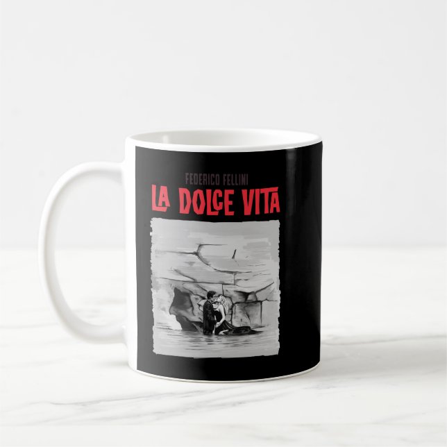 Lover Gifts federico fellini Retro Vintage Kaffeetasse (Links)