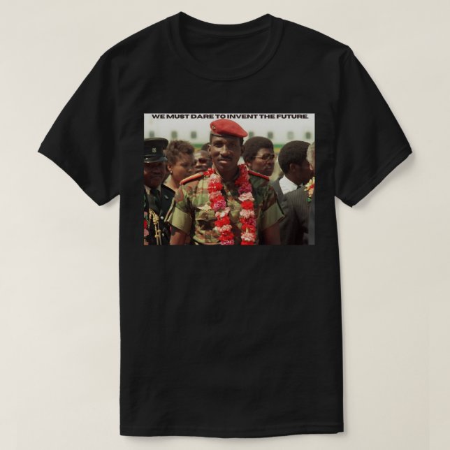 Lover Gifts President Thomas Of Burkina Sankara Fa T-Shirt (Design vorne)