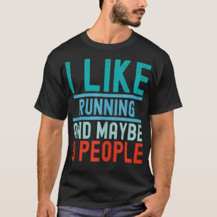 Lover Ich laufe gerne und vielleicht 3 Personen VI T-Shirt