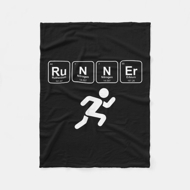 Lover-Marathon-Lover-Lauf Fleecedecke (Vorderseite)
