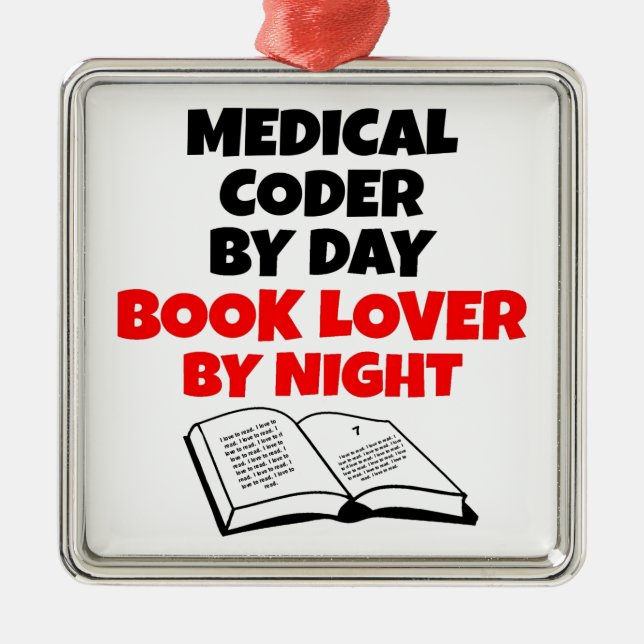 Lover Medical Coder Ornament Aus Metall (Vorne)