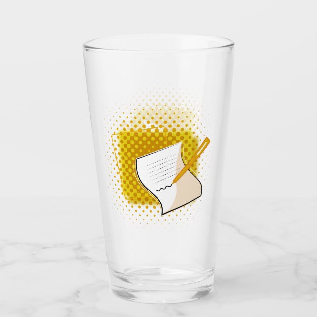 Lover schreiben glas (Vorderseite)