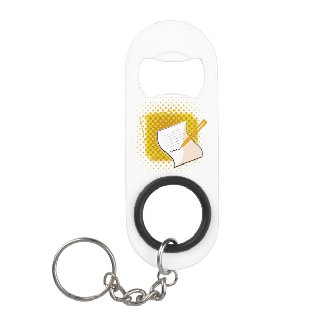 Lover schreiben mini flaschenöffner (Vorderseite)