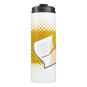 Lover schreiben thermosbecher