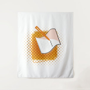 Lover schreiben wandteppich