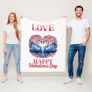 Lover Valentine's Day - Romantischer Herzkrebs Lee Fleecedecke