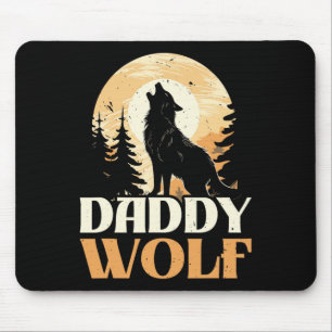 Lover Wolf Pack Wolfgang Wildlife Animal Papa Wolf Mousepad