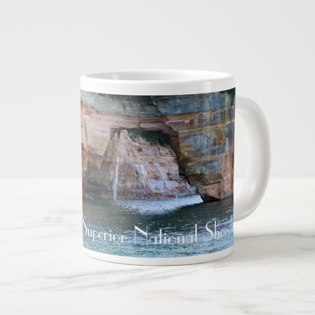 Lover's Cove Jumbo-Tasse (Vorderseite Rechts)