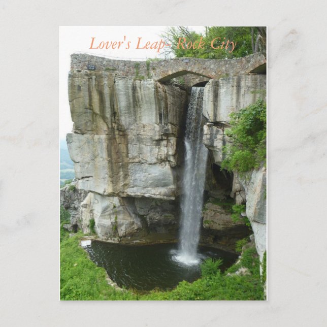 Lover's Leap at Rock City Postcard Postkarte (Vorderseite)
