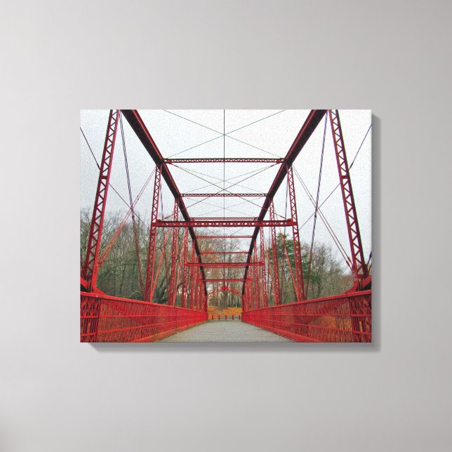 Lover's Leap Bridge Leinwanddruck (Vorderseite)