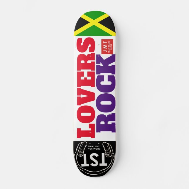 LOVERS ROCK Skateboard (Vorderseite)