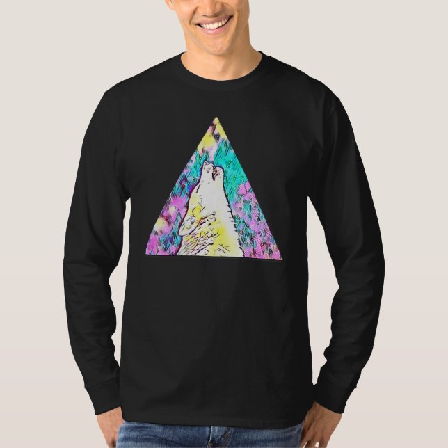 Loves Wolves wolf Face 17 T-Shirt (Vorderseite)