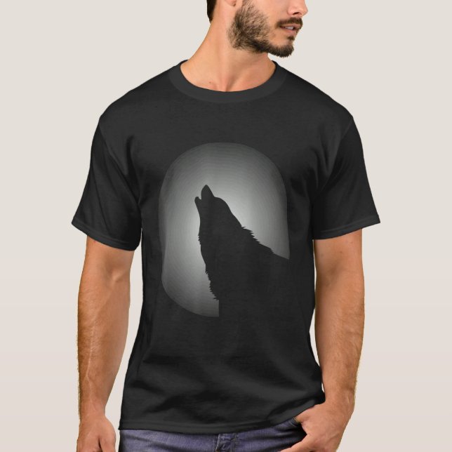 Loves Wolves wolf moon 3 T-Shirt (Vorderseite)