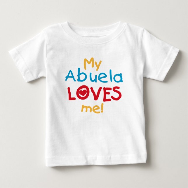 LOVESMEabuela Baby T-shirt (Vorderseite)