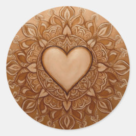 LoveSpellHexe Runder Aufkleber