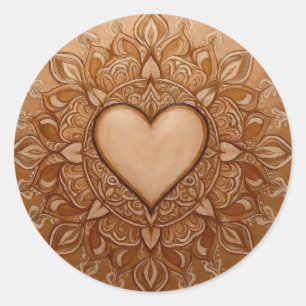 LoveSpellHexe Runder Aufkleber