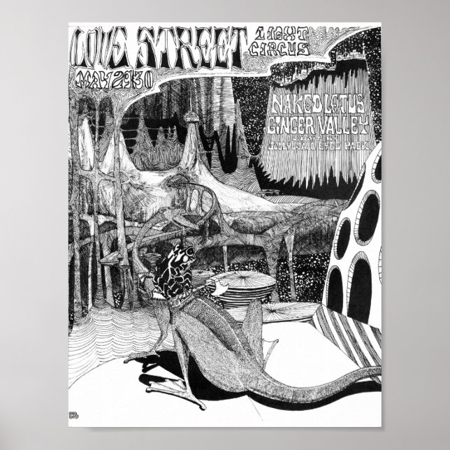 LoveStreetLightCircusflyer Mai29&30'70 Poster (Vorne)