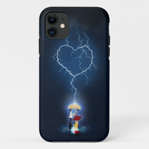 "Lovestruck" Romantischer Moment unter einem Schir Case-Mate iPhone Hülle