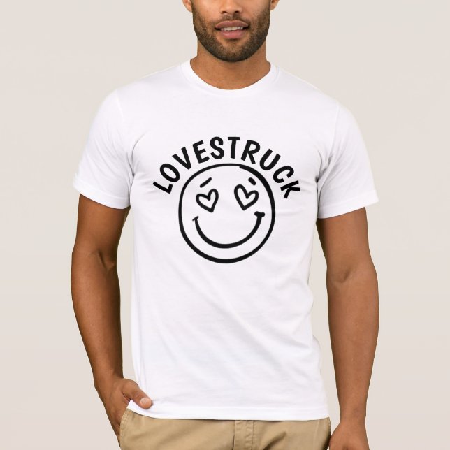 LOVESTRUCK-VERLOBUNG ODER WEDING-T - SHIRT (Vorderseite)