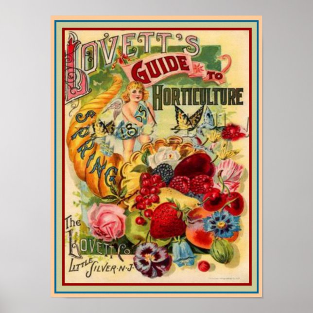 Lovett's Gartenbauleitfaden 12x16 Poster (Vorne)