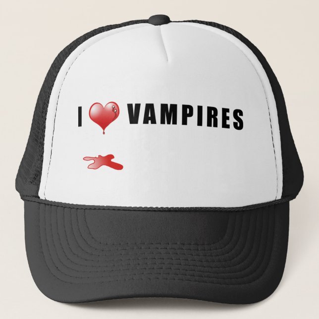 LoveVampires Hut Truckerkappe (Vorderseite)