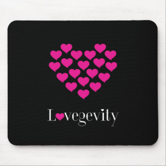 Lovevity Black Mouse Pad Mousepad