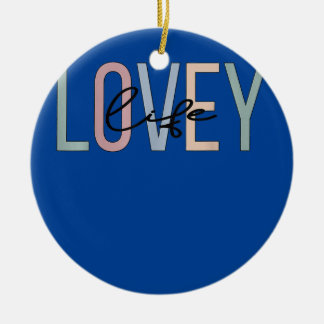 Lovey Life Lovey Grandma Boho Lovey Grandmother  Keramik Ornament