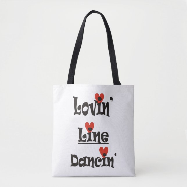 Lovin' Line Dancin" Tasche (Vorderseite)