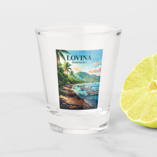 Lovina Beach Indonesien Schnapsglas