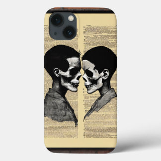 "Loving Black: Two Skulls in Profile iPhone Case" Case-Mate iPhone Hülle