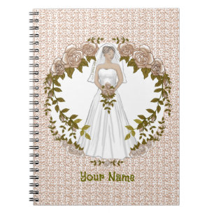 Loving Bride Custom Hochzeitsnotiz Notizblock