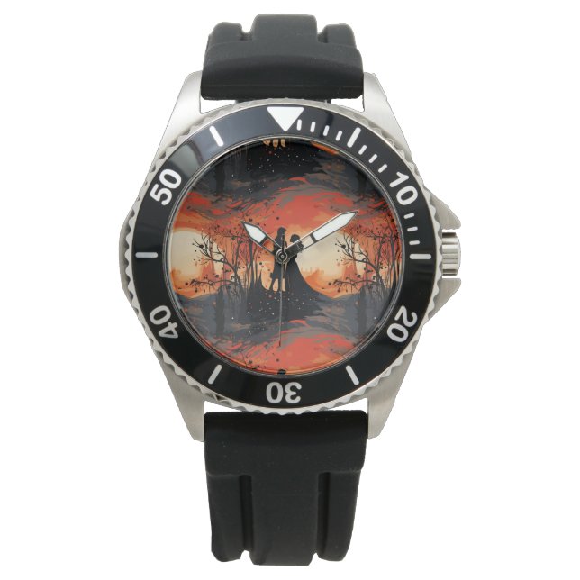 Loving Couple  Armbanduhr (Vorderseite)