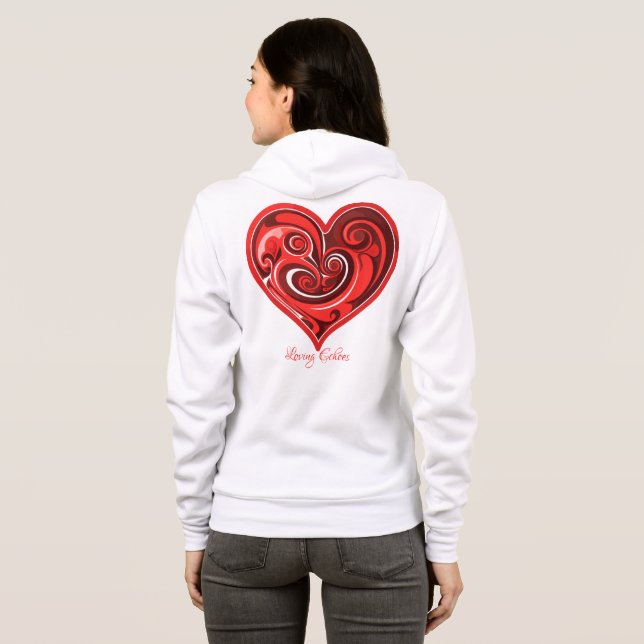 Loving Echoes Hoodie (Schwarz voll)