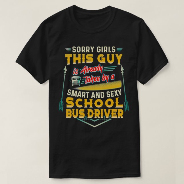 Loving School Bus Driver T-Shirt (Design vorne)
