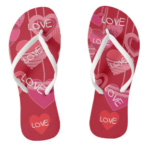 Loving You Geschenk-Kollektion Damen Flip Flops