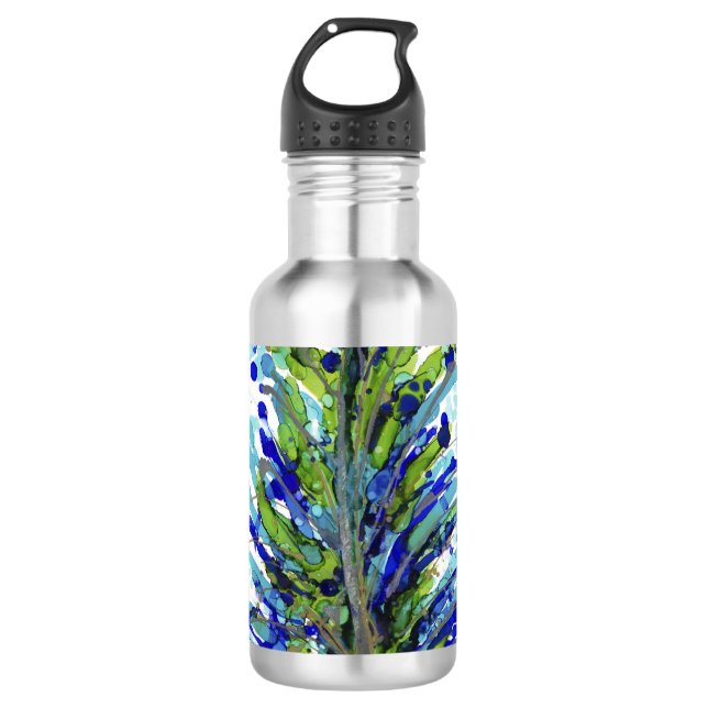 Lovitude Atemwasser Flasche Edelstahlflasche (Vorderseite)
