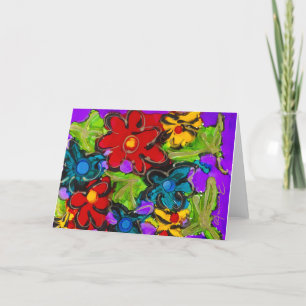 Lovitude Blank Card springen mit Freude Dankeskarte