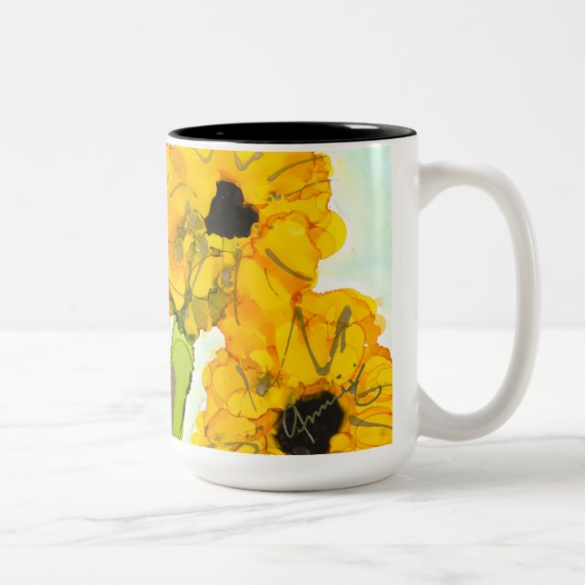 Lovitude Coffee Mug "Les Tournesols Qui Vous Surve (Droit)