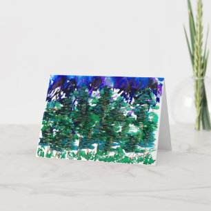 Lovitude-Karten, die Bäume schlafen sehen Dankeskarte