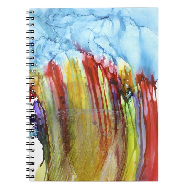 Lovitude Spiral Notebook Sobbing Universe Notizblock (Vorderseite)