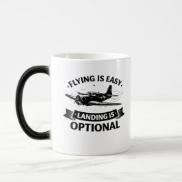 Low Altitude Humor Warbird Pilot Tee Verwandlungstasse